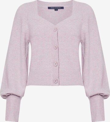 Cardigan 'Libby' FRENCH CONNECTION en rose : devant