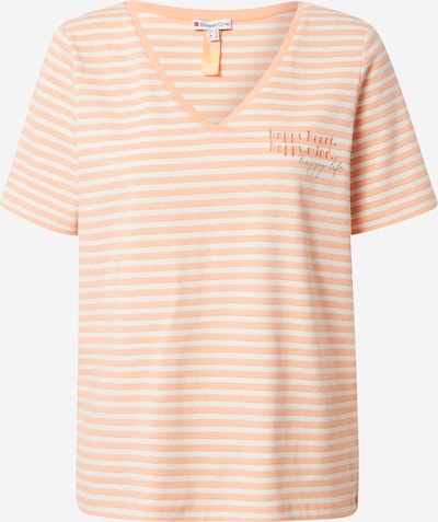 STREET ONE T-shirt en mastic / abricot, Vue avec produit