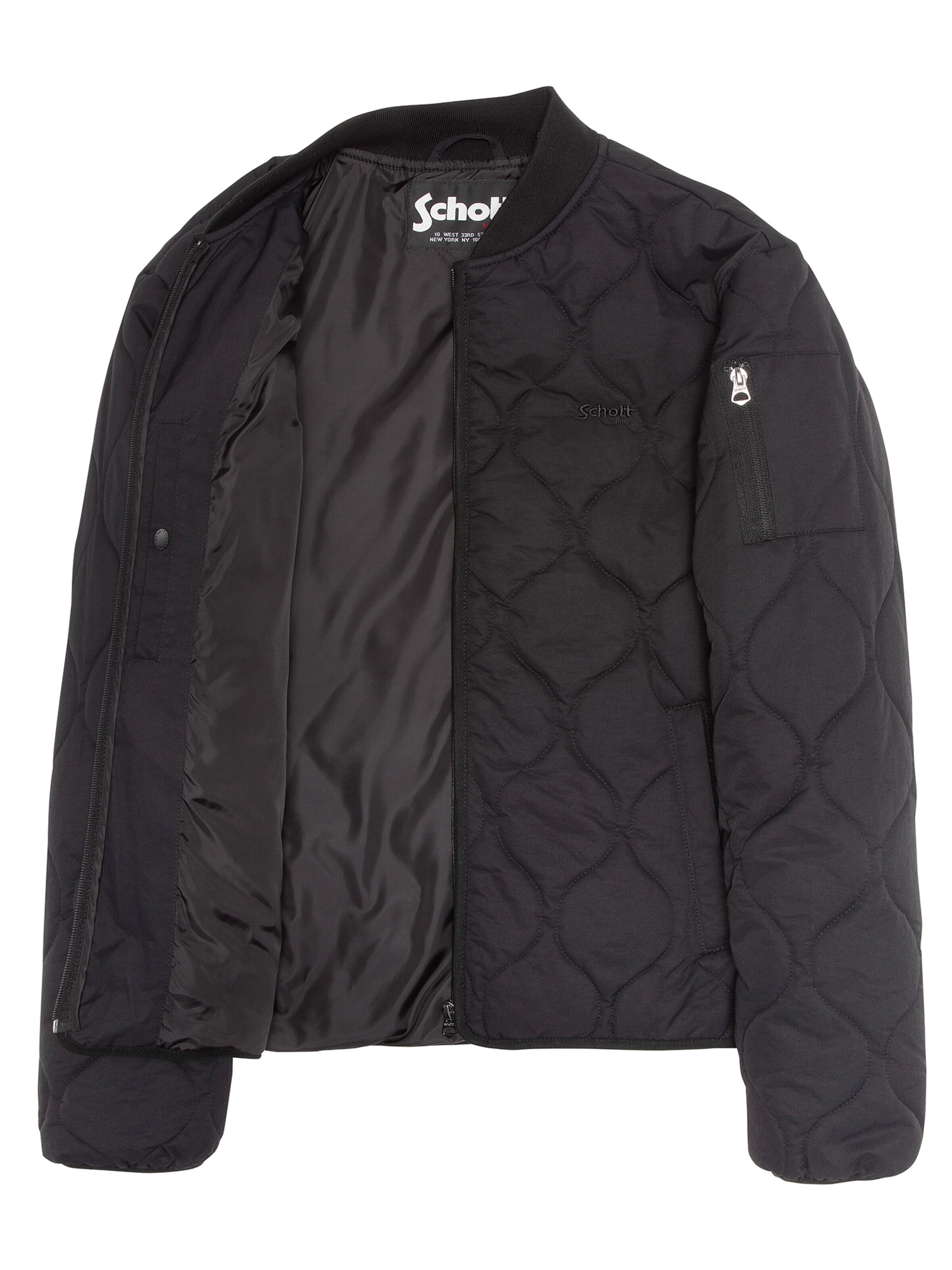 Veste mi-saison Schott NYC en noir