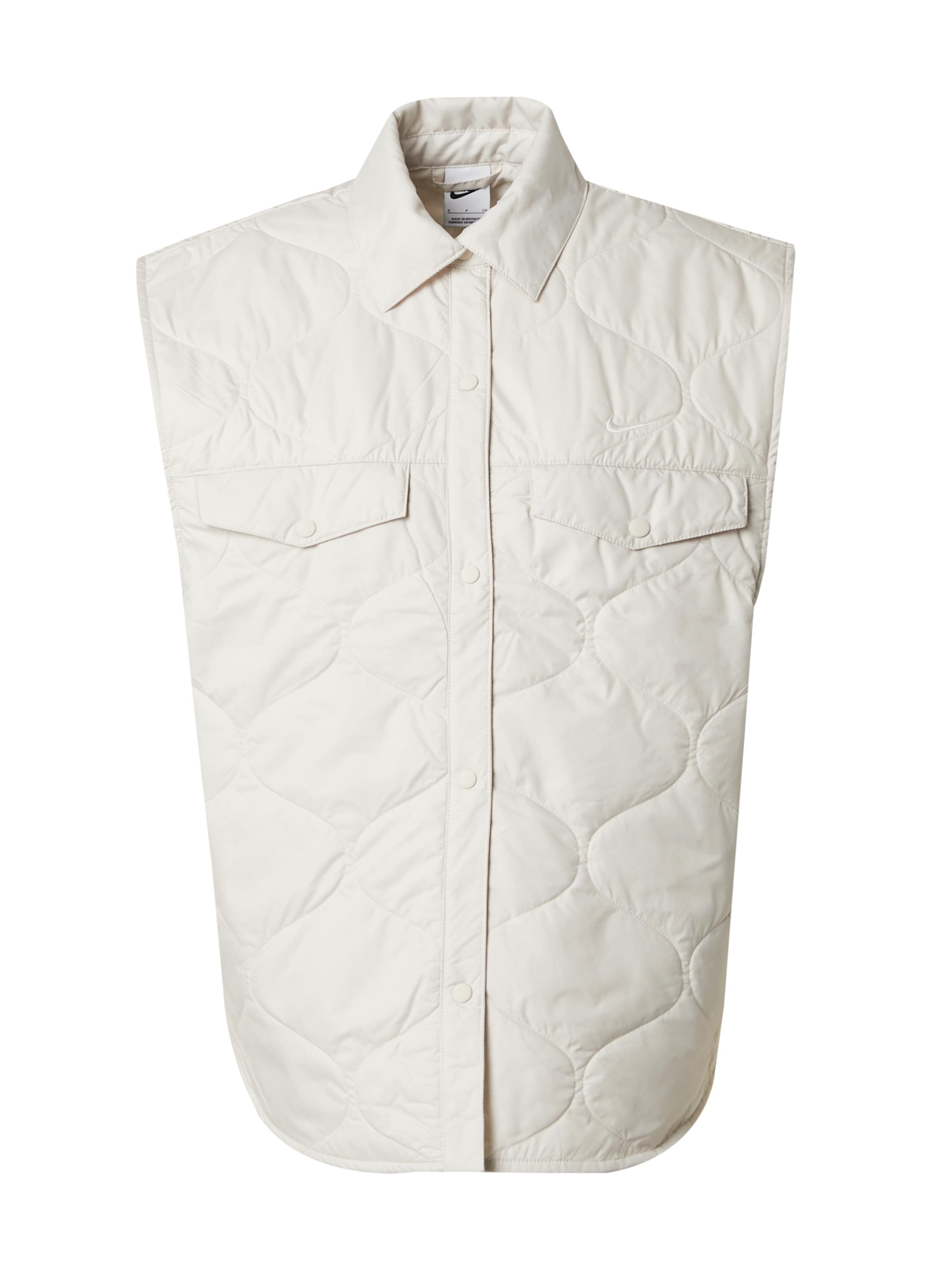 Nike Sportswear Жилетка 'ESSENTIAL' в Бежевый: спереди