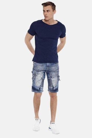 CIPO & BAXX Regular Cargojeans in Blauw