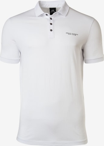 ARMANI EXCHANGE Тениска в бяло: отпред