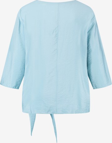 SAMOON Bluse in Blau