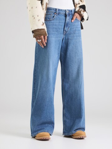 Wide Leg Jean 'ONLSilky' ONLY en bleu : devant
