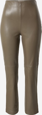 VILA ROUGE Regular Trousers 'SASCHA' in Brown: front