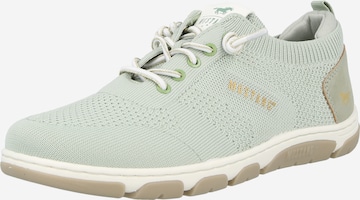 MUSTANG Спортни обувки Slip On в зелено: отпред