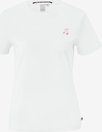 QS Shirt in Wit: voorkant