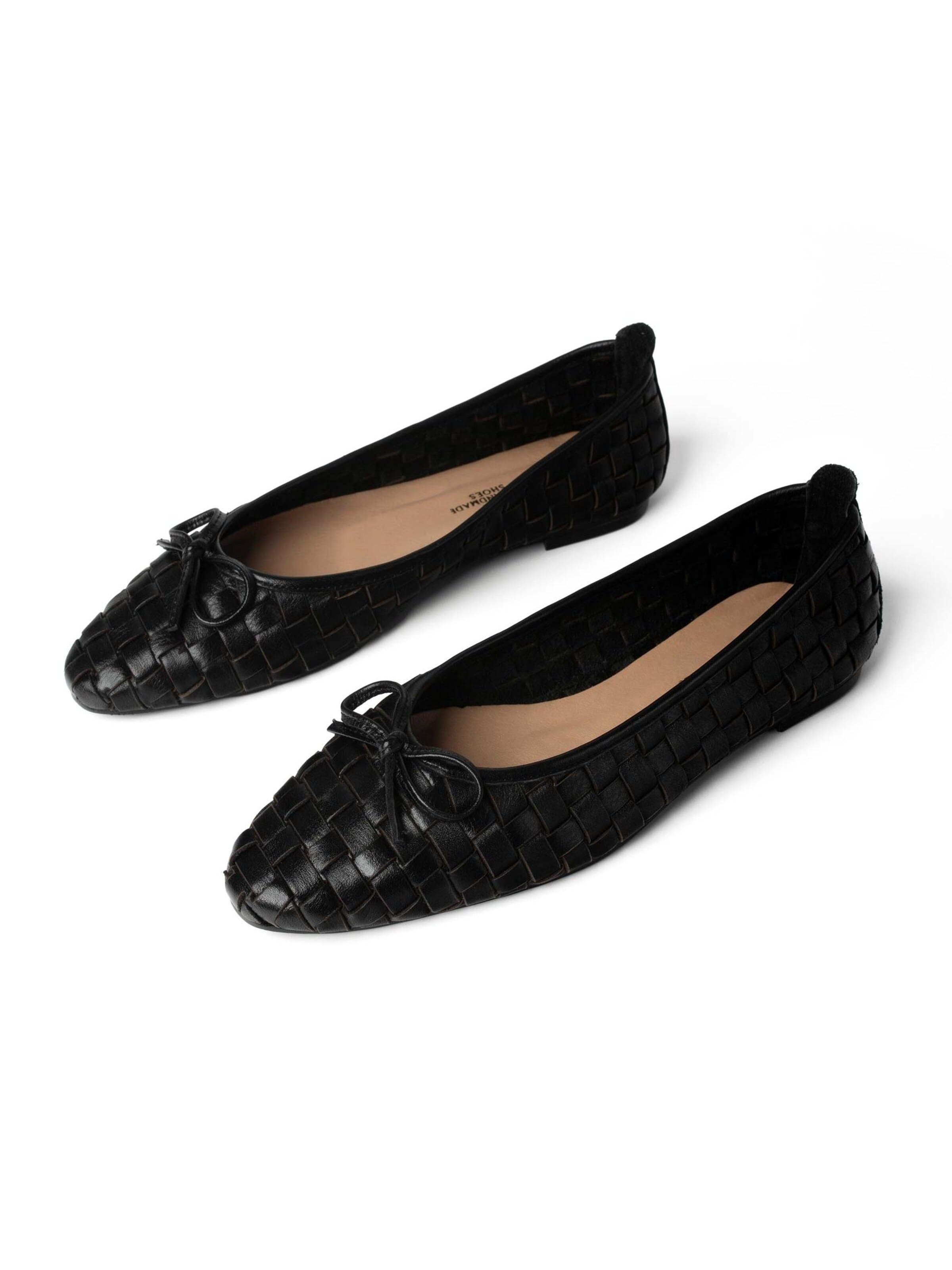 L37 HANDMADE SHOES Ballerina 'UP IN THE AIR' in Zwart