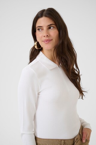 Pull-over 'Ribba' Cream en blanc