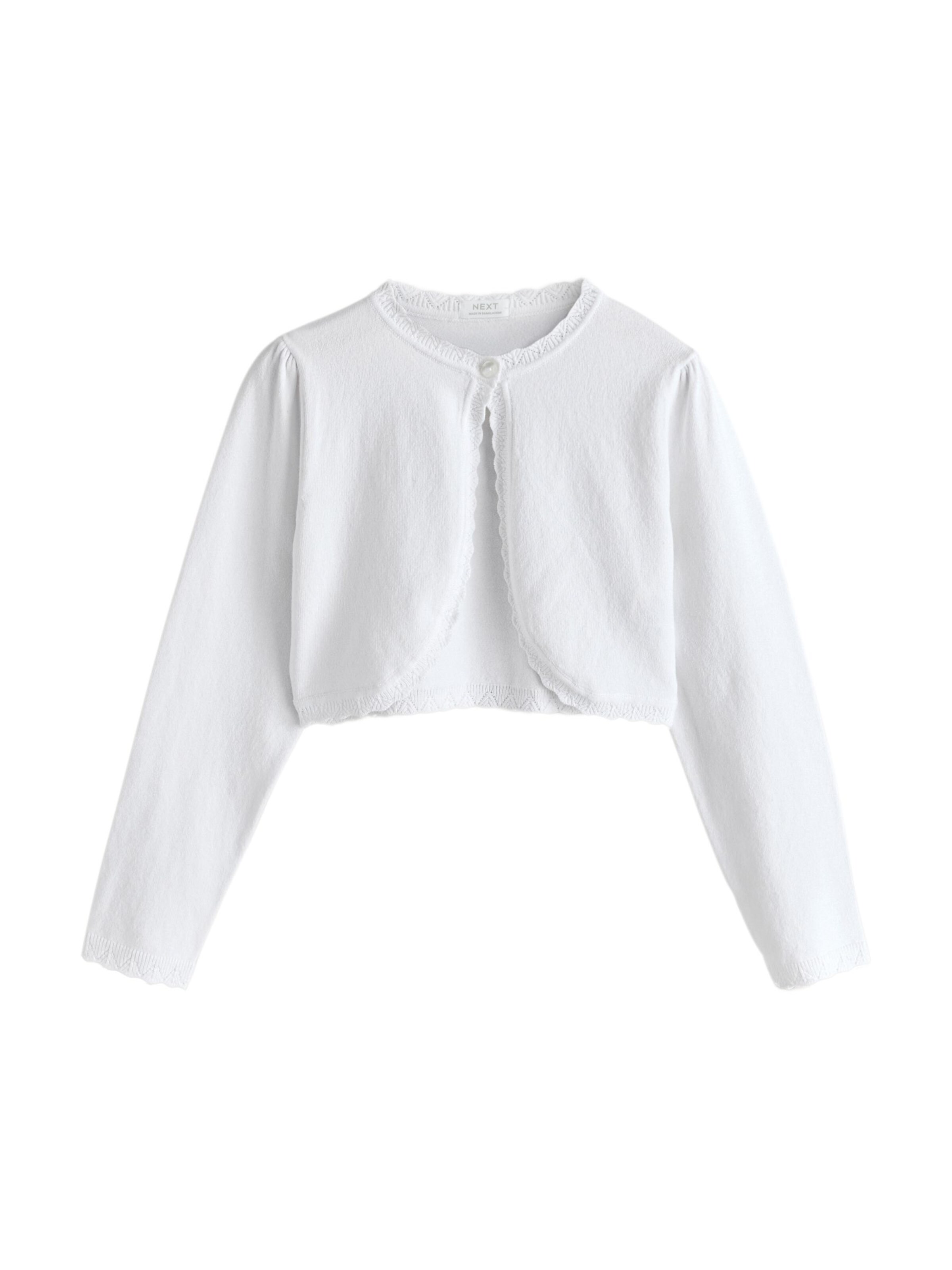 Next Вязаная кофта в Белый: спереди
