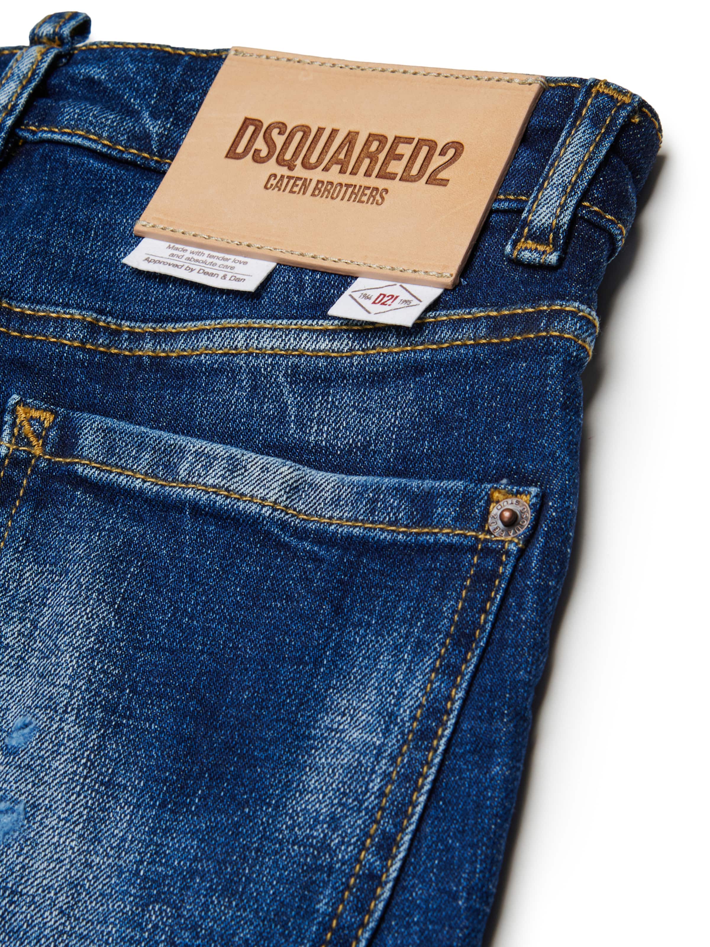 Largi Jeans de la DSQUARED2 pe albastru