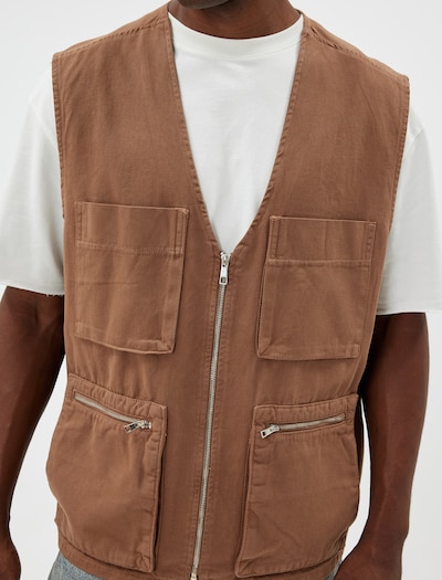 Koton Bodywarmer in de kleur Bruin, Productweergave