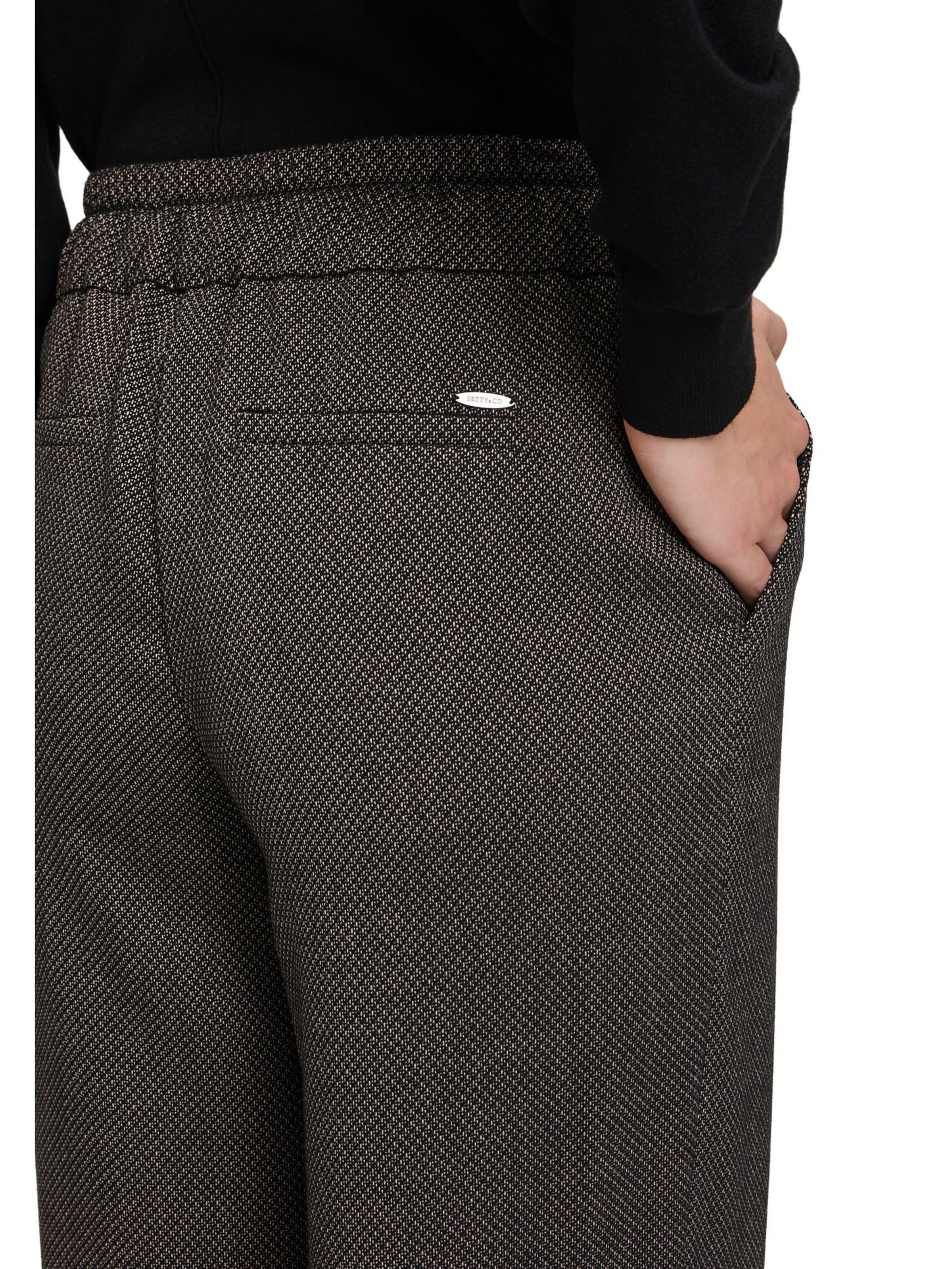 Betty & Co Loosefit Broek in Zwart