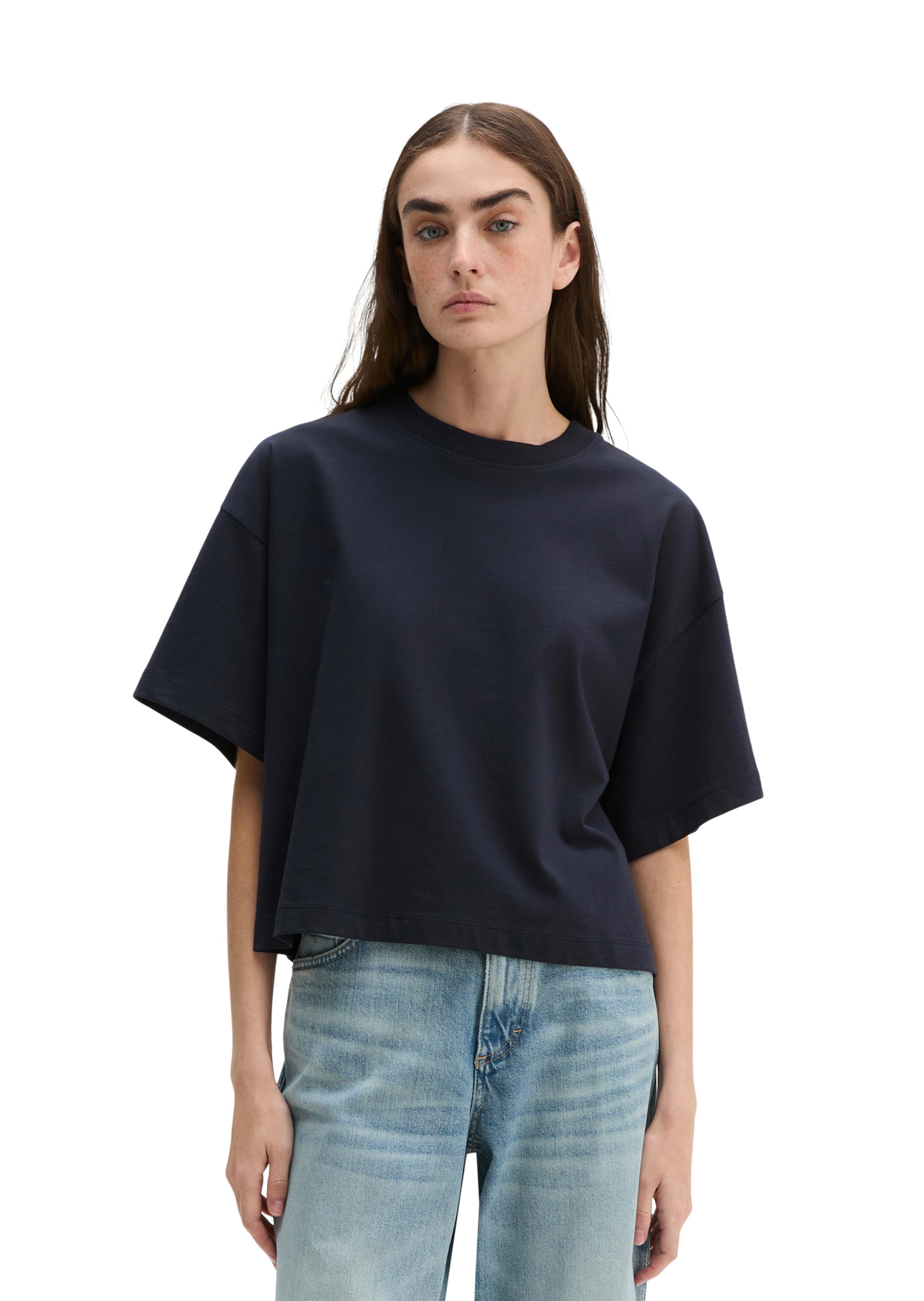 Marc O'Polo Shirt in Blauw: voorkant
