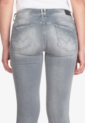 Le Temps Des Cerises Slimfit Jeans 'PULPHIGC' in Grau