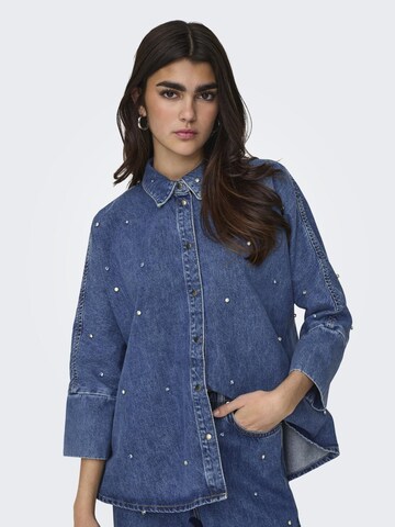 ONLY Bluse 'GRACE' in Blau