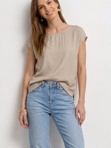 STREET ONE Bluse in Beige: Vorderseite