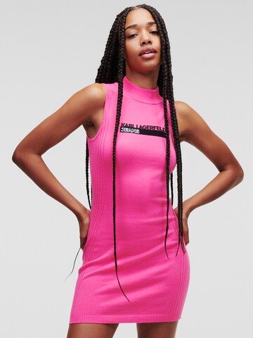 Karl Lagerfeld Dress in Pink: front