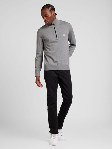 Pullover 'Kanobix_S' di BOSS in grigio