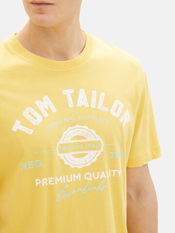 Maglietta di TOM TAILOR in giallo