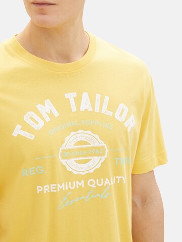 TOM TAILOR - Camisa em amarelo