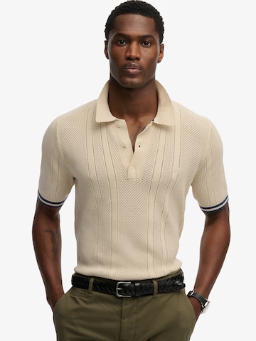 T-Shirt Superdry & Co en beige : devant