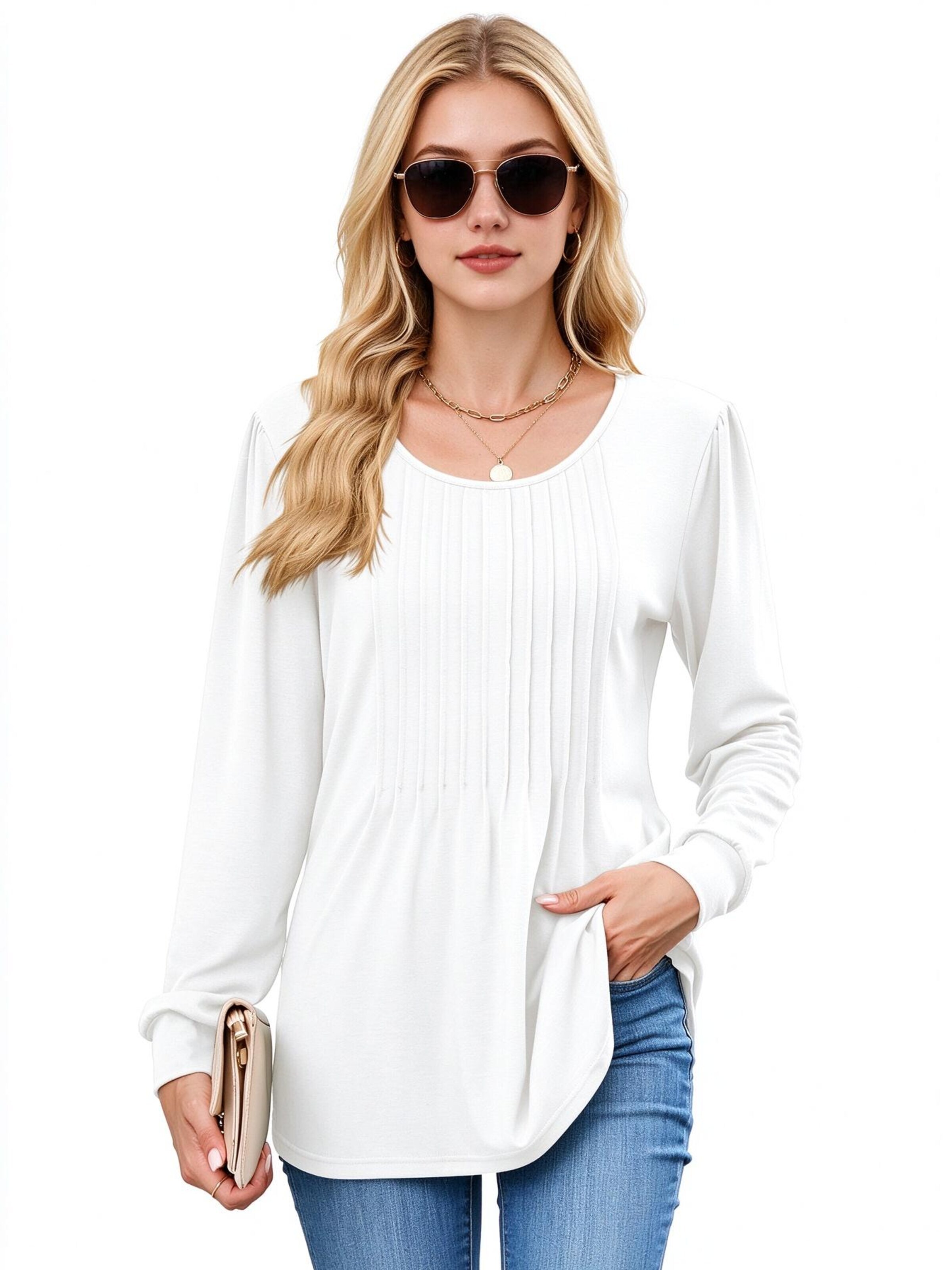 Yesfashion Shirt in Wit: voorkant