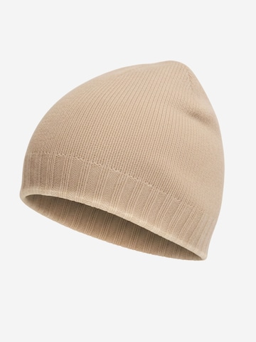 Bonnet Il Lanificio en beige : devant