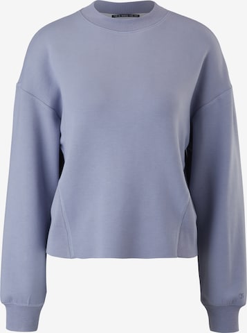 Sweat-shirt QS en violet : devant