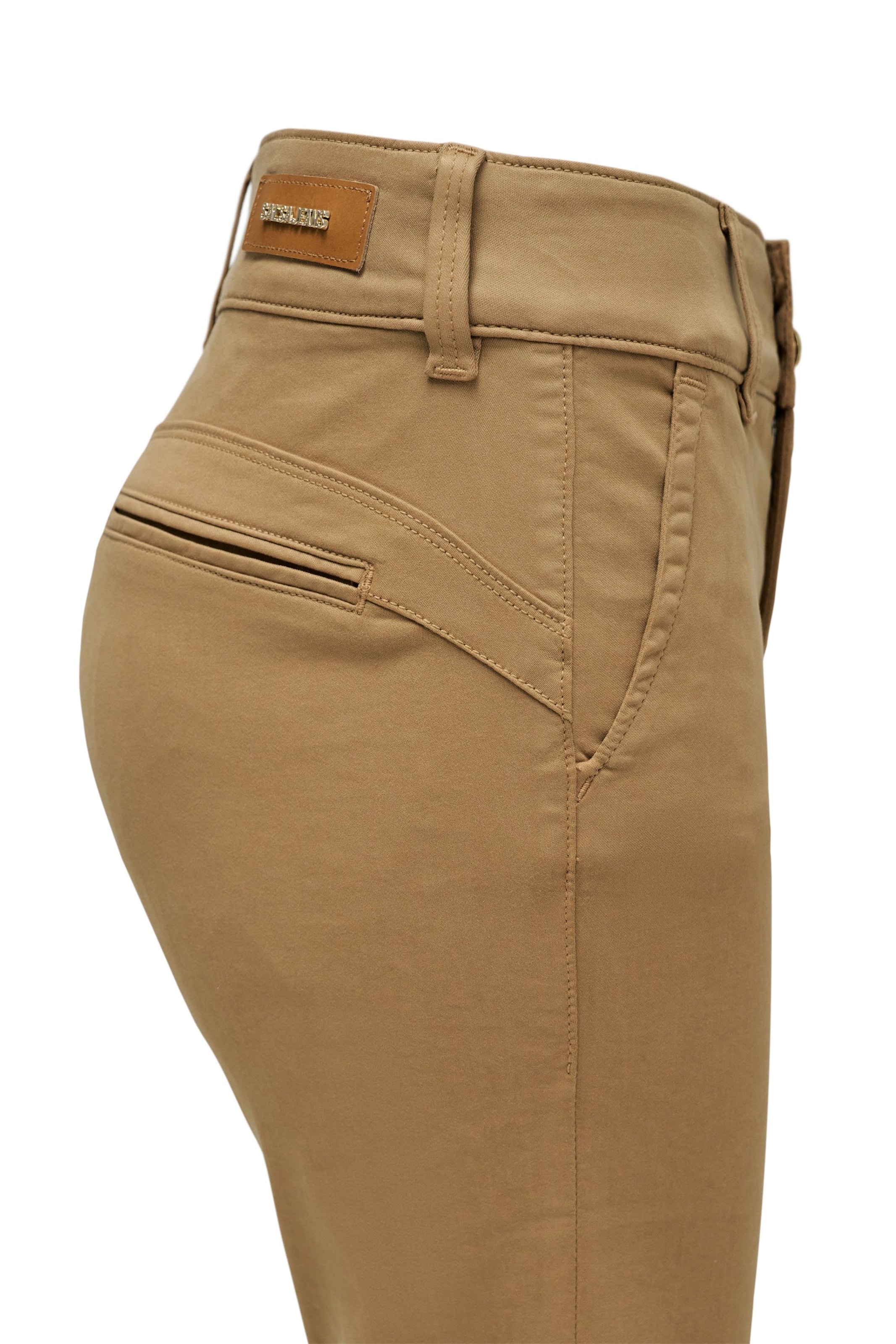 Salsa Jeans Regular Chino trousers 'Secret' in Brown