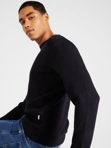 Sweat-shirt 'MANUEL' SELECTED HOMME en noir