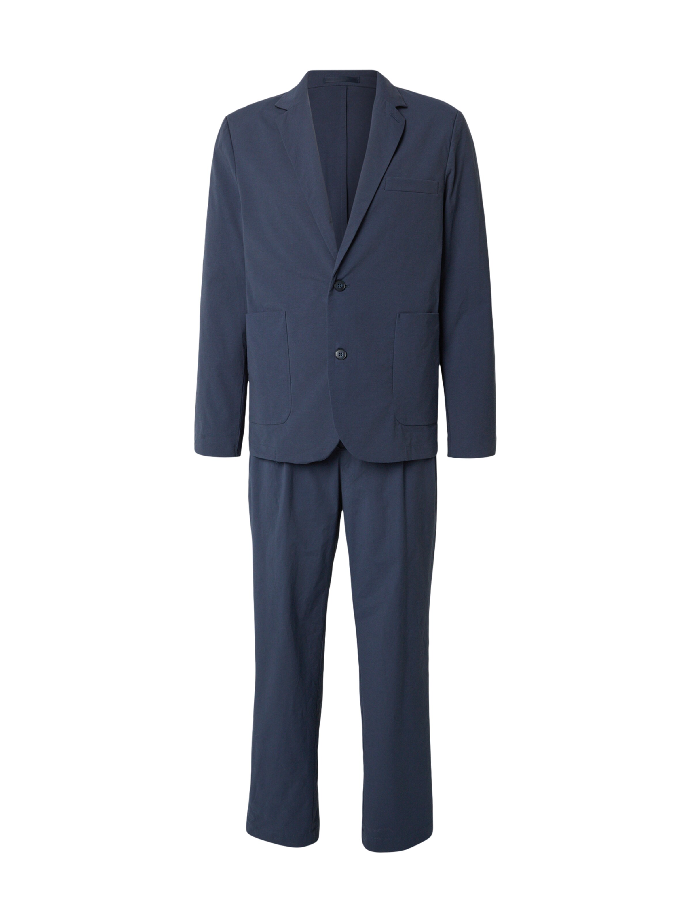 Lindbergh - regular Traje 'Superflex' en azul: frente