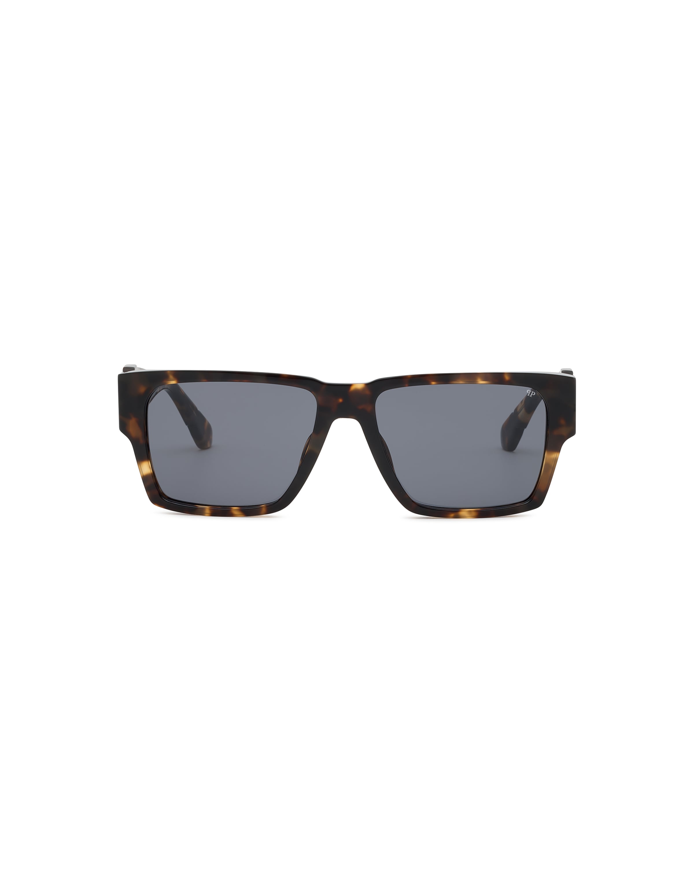 Philipp Plein - Óculos de sol em castanho: frente