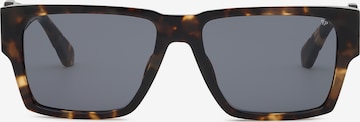 Philipp Plein - Óculos de sol em castanho: frente