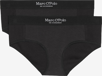 Slip 'Iconic Rib' Marc O'Polo en noir : devant
