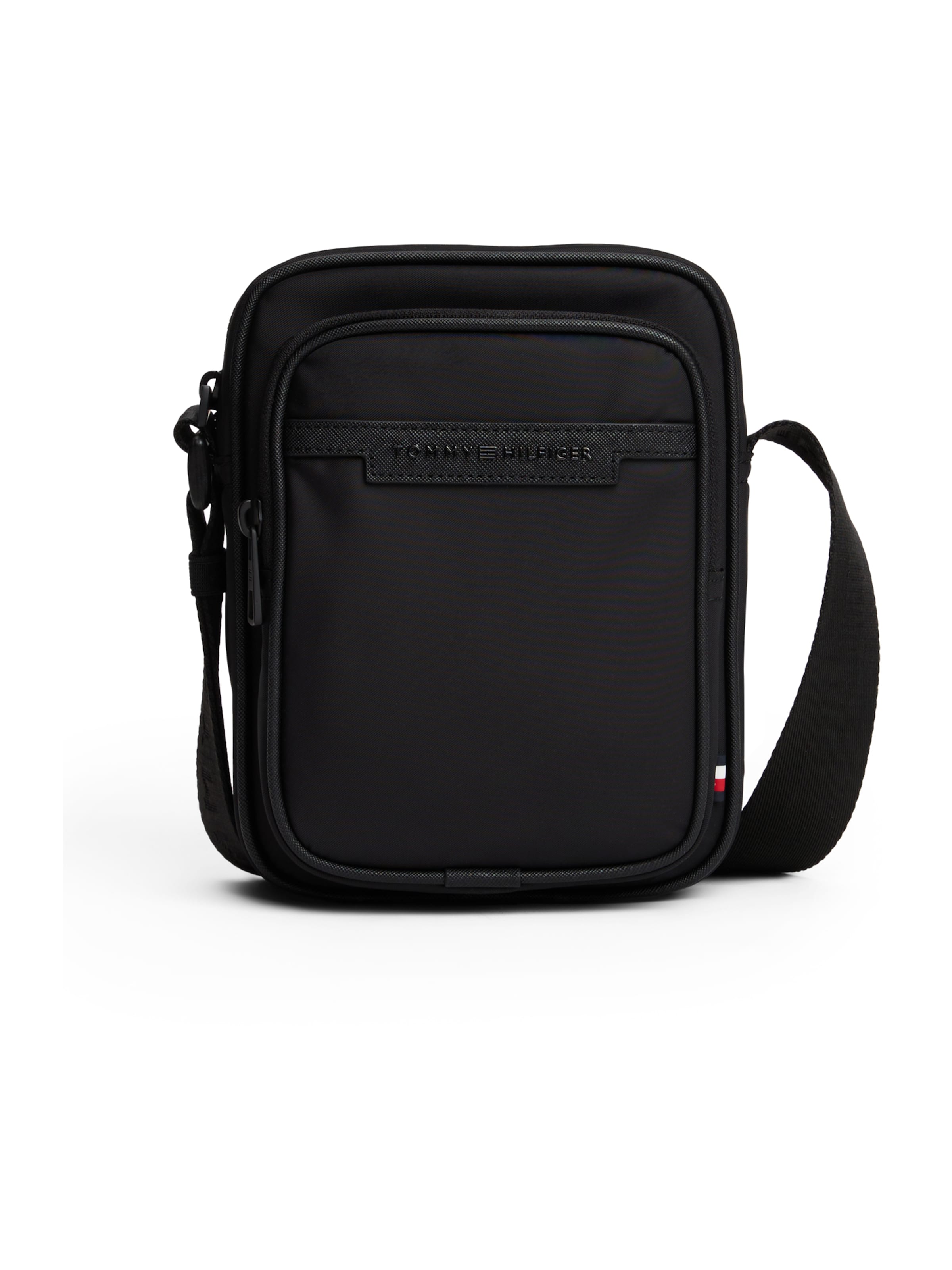 TOMMY HILFIGER Schoudertas in Zwart: voorkant