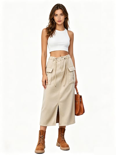 KoJooin Skirt in 36 in Khaki, Item view