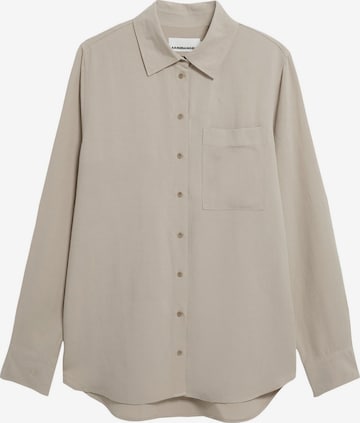 Chemisier ARMEDANGELS en beige : devant