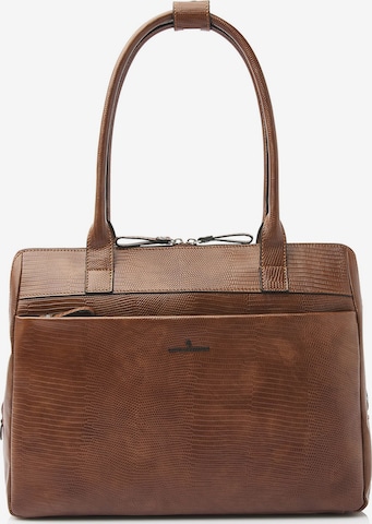 Castelijn & Beerens Shoulder Bag 'Vera' in Brown: front