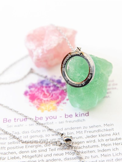 Divasya Kette 'Ganesha Mantra'‌‌‌‌‌‌‌ in silber, Produktansicht