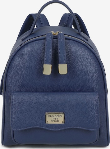 Braccialini - Mochila 'Sara' en azul: frente