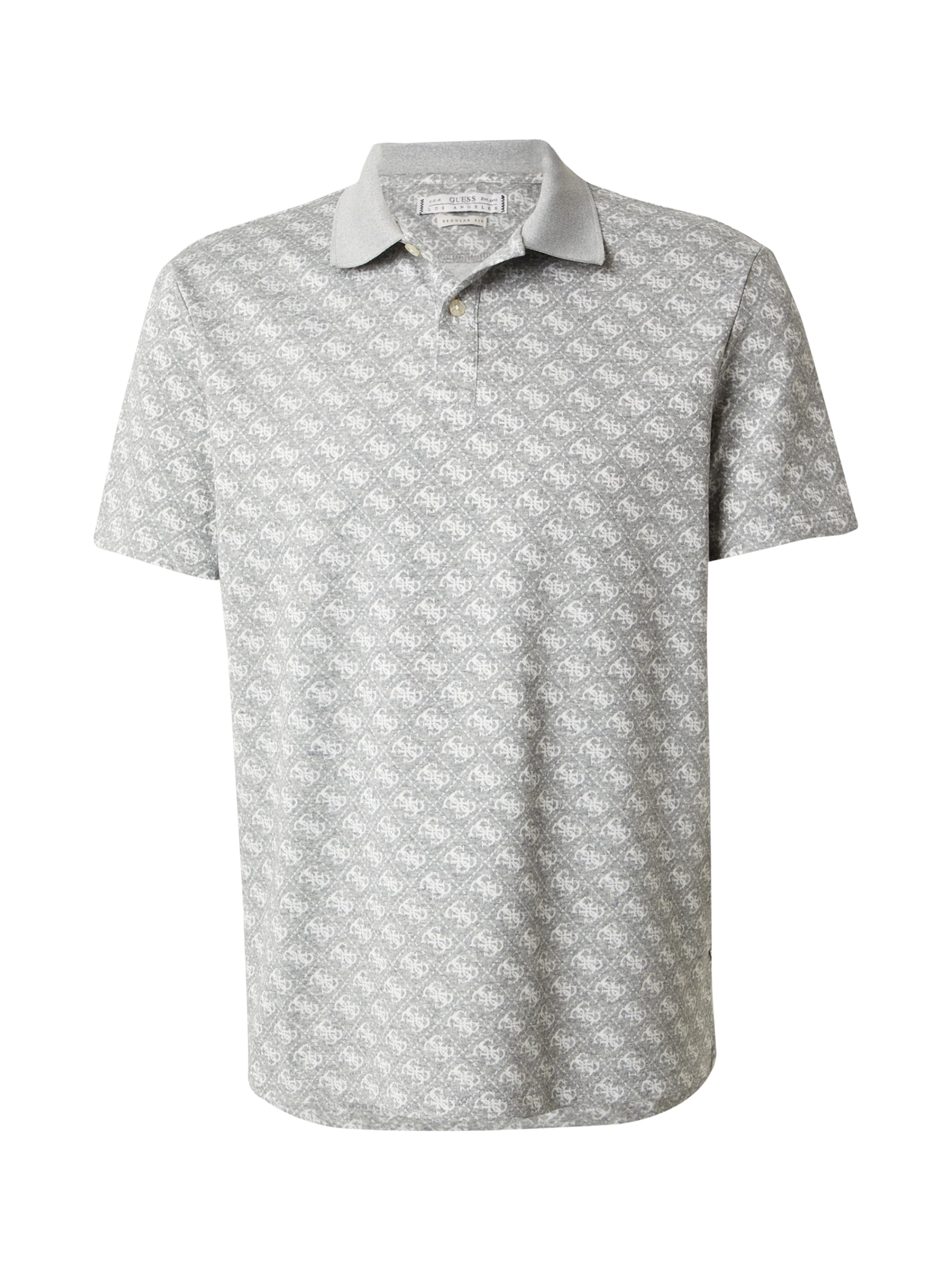 GUESS Camiseta en gris claro / blanco, Vista del producto