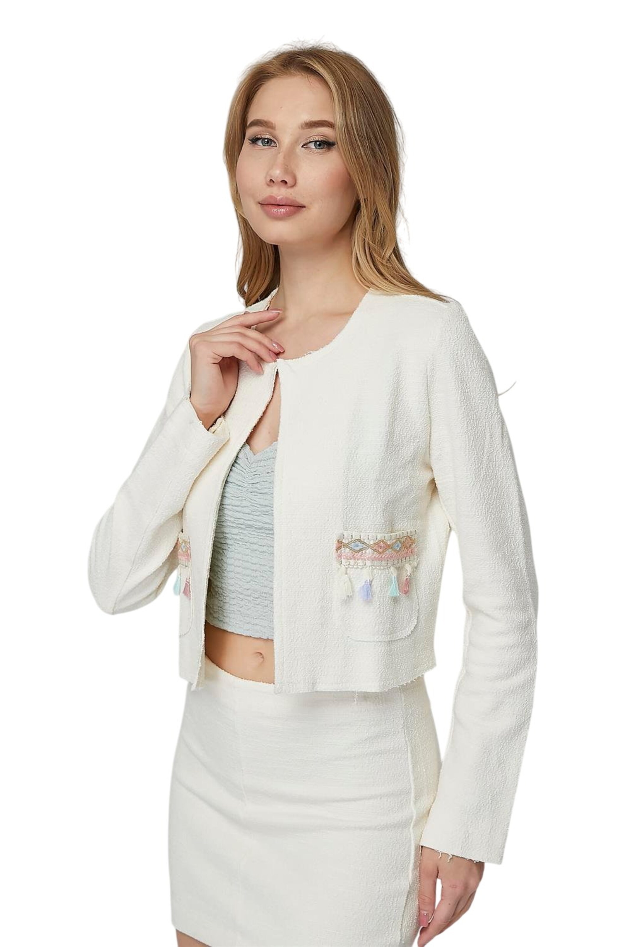 HOME STORE Between-season jacket in White