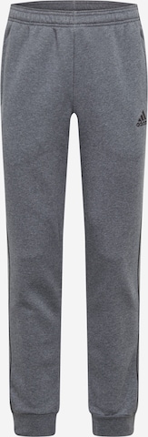 Pantalon de sport 'Core 18' ADIDAS SPORTSWEAR en gris : devant