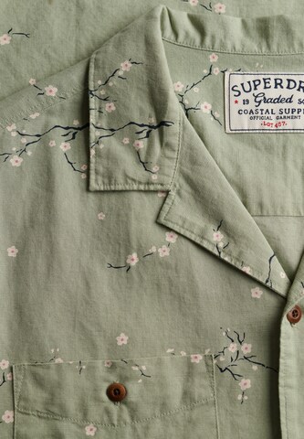 Fit confort Chemise Superdry & Co en vert