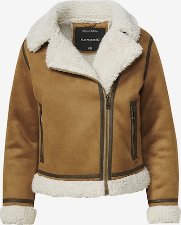 KOROSHI Talvitakki värissä beige: etupuoli