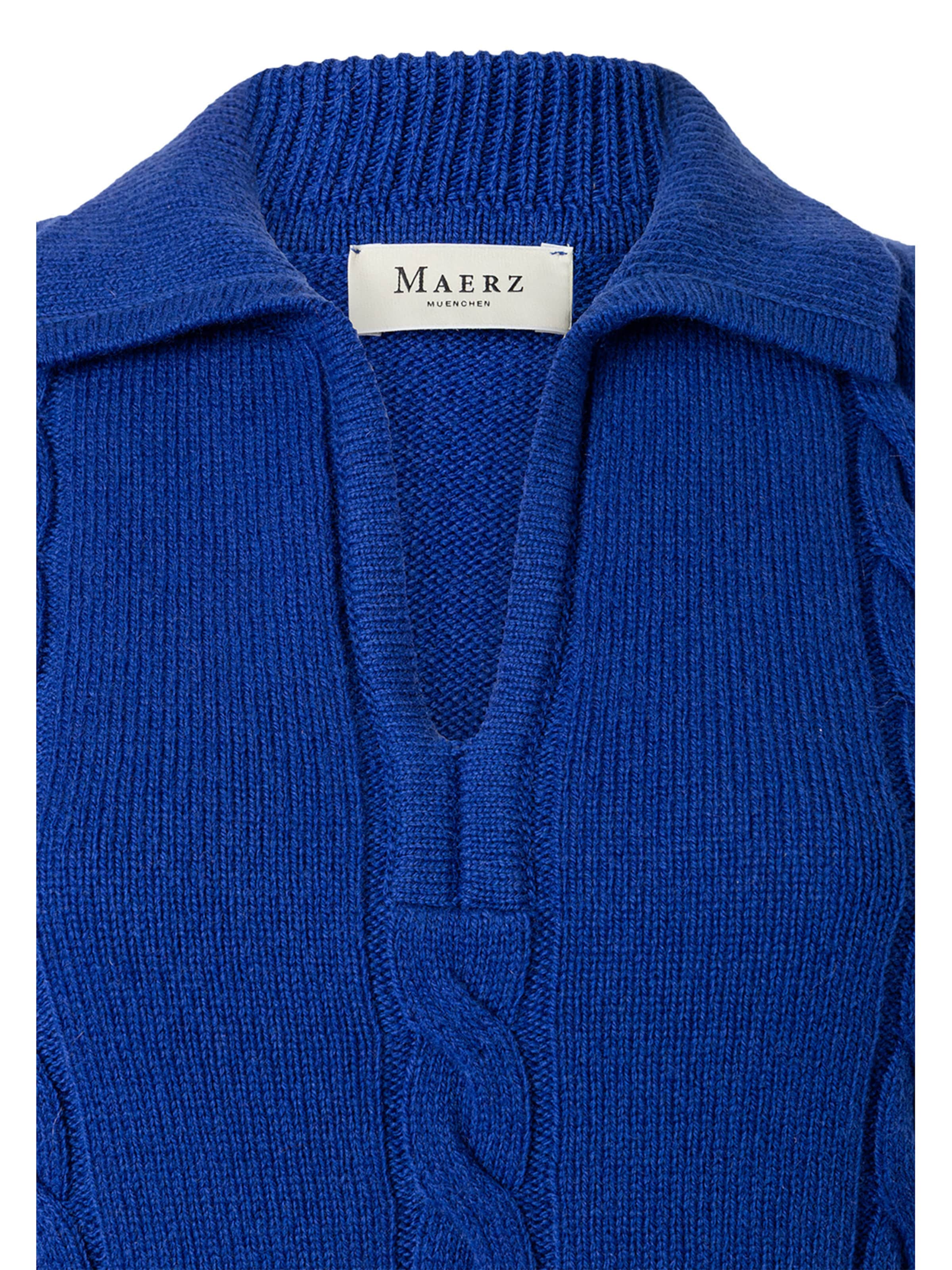 MAERZ Muenchen Sweater in Blue: front