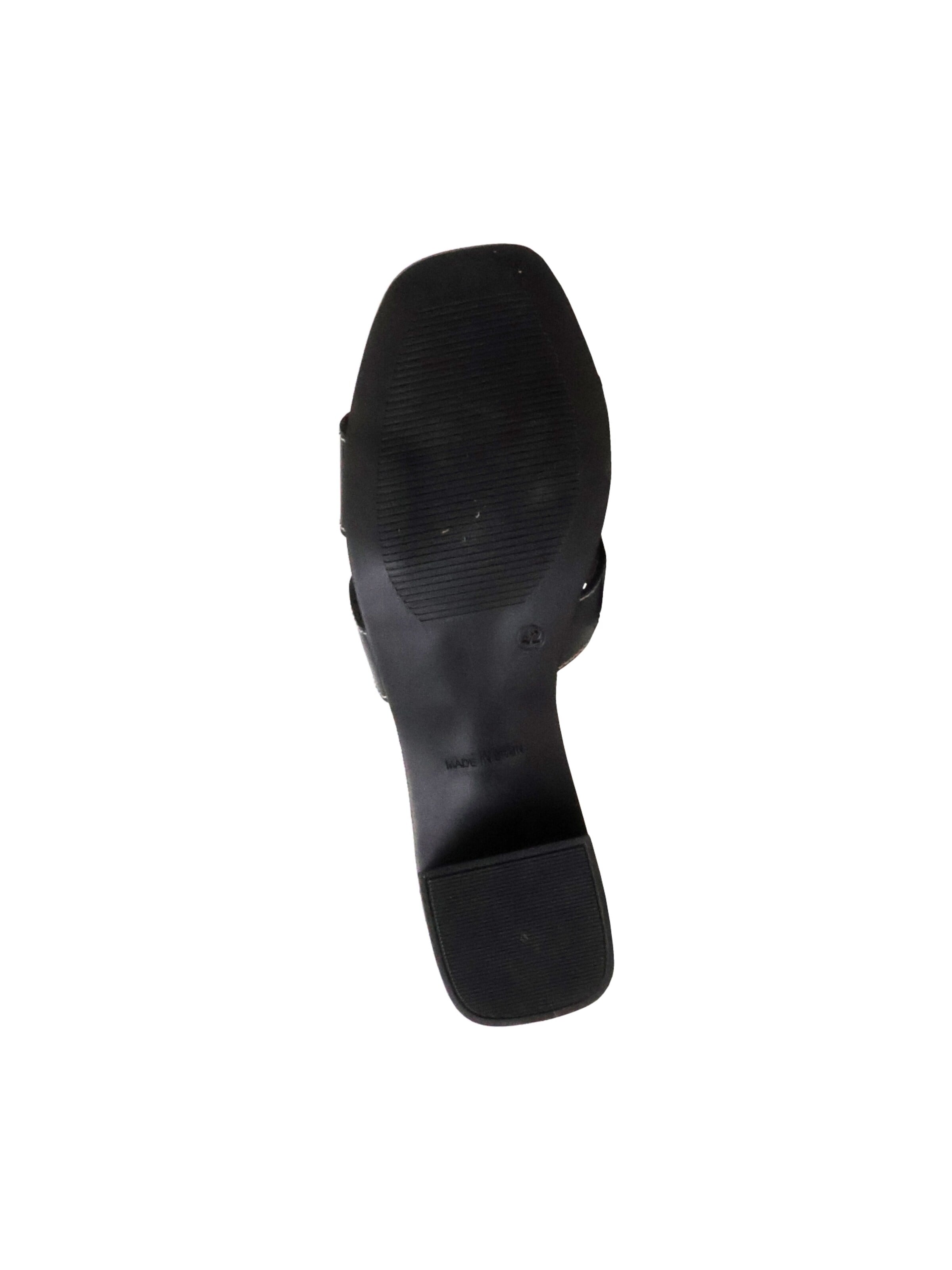 Sandales 'Leder-Sandalen mit Absatz' Oh my Sandals en noir