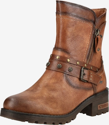 Boots MUSTANG en marron : devant