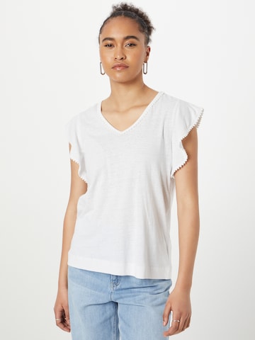 Thought Shirt 'Peyton' in White: front